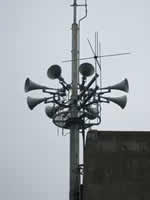防災行政無線塔の画像