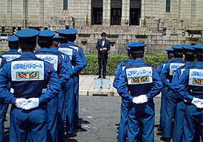 警視庁生活安全部長、東京都青少年・治安対策本部長の祝辞