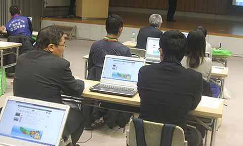 まずは、防犯ボランティア応援サイト「大東京防犯ネットワーク」を開いてみましした。