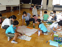 ７月７日西東京市立泉小学校での「地域安全マップづくり」１