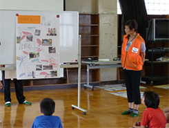 ７月７日西東京市立泉小学校での「地域安全マップづくり」２